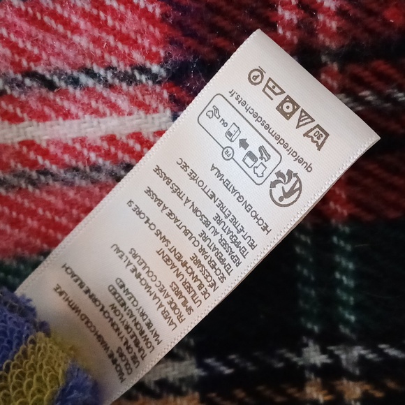 🔥🔥🔥We the Free Main Squeeze purple & green stripe sweater sweatshirt M Boho - Picture 10 of 12